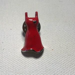 Red Dress Heart Disease Heart Truth Program pin
